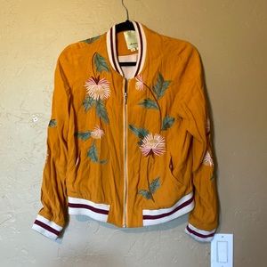 Anthropologie Brand bomber jacket